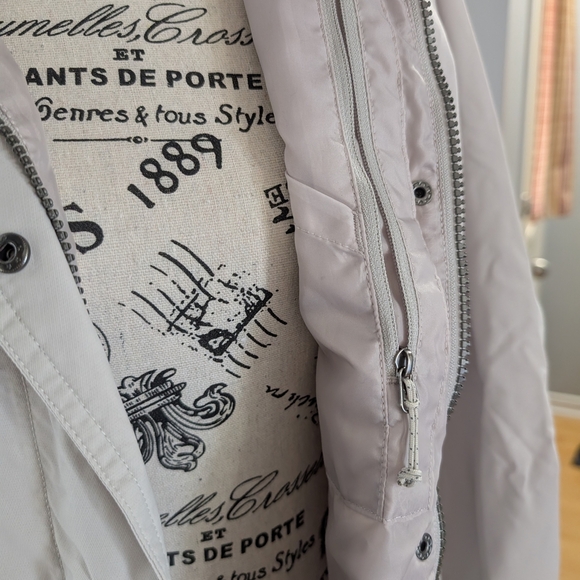 Eddie Bauer Women's Off-White Hooded Weatherproof Trench XS - Picture 13 of 16